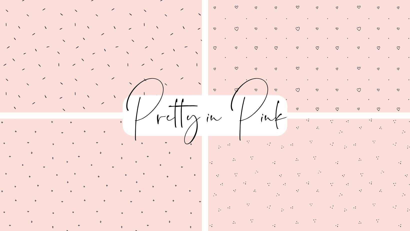 Digital Yearly Planner - Pretty in Pink - 4 Designs Included!