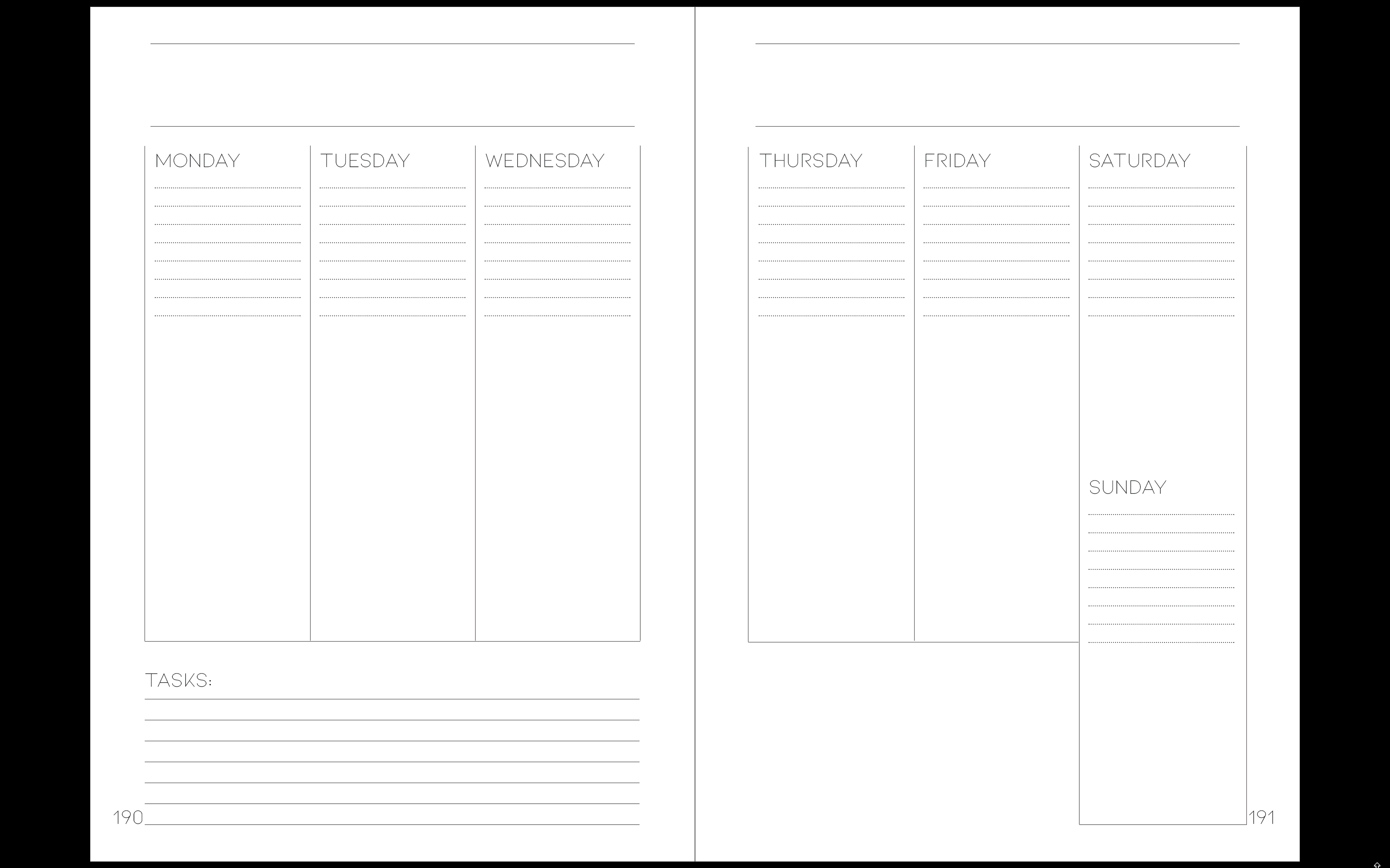 Premium A4 Everyday Planner