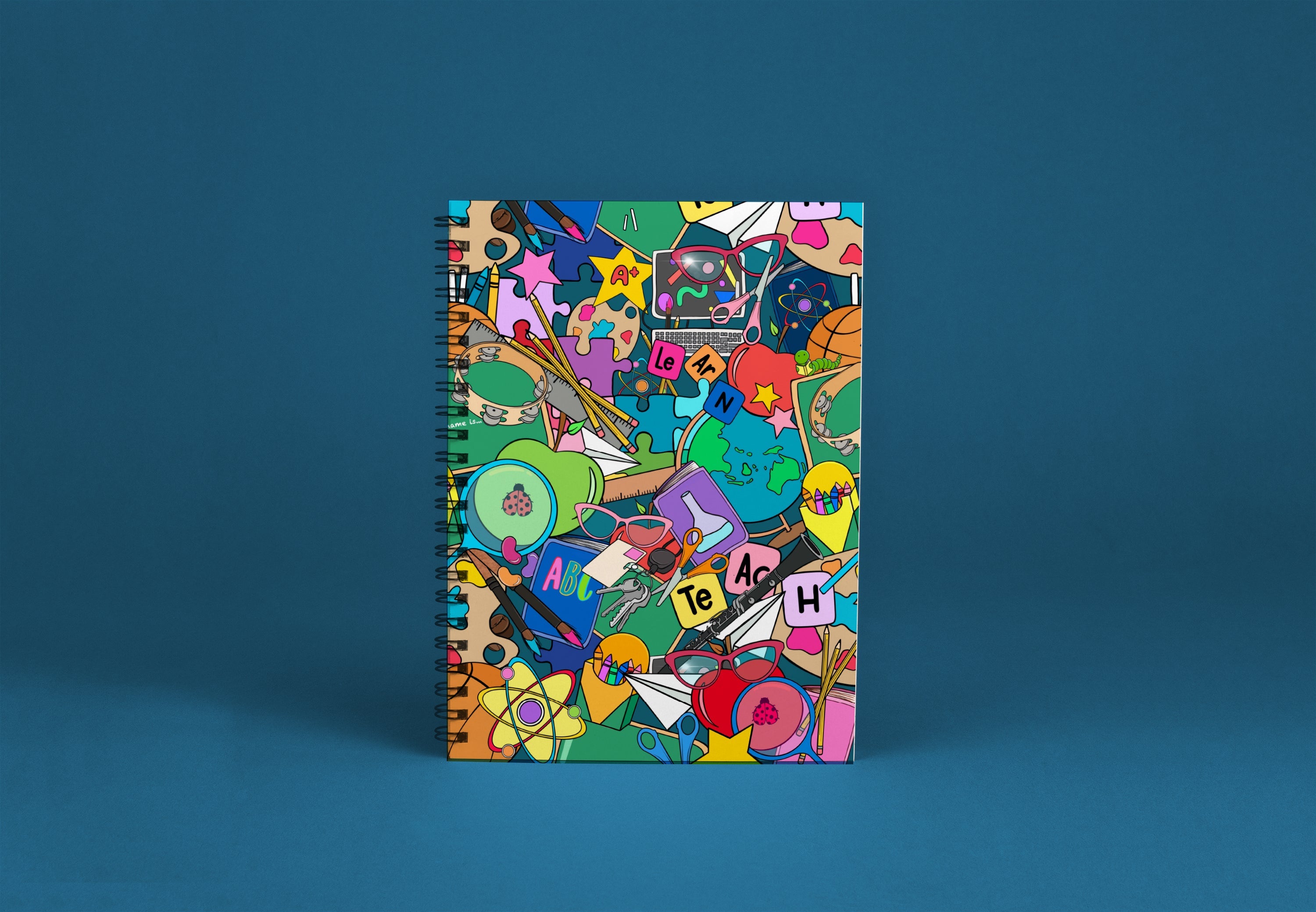 E&V x Kasey Rainbow Premium Teacher Planner [BLEMISHED/IMPERFECT STOCK]