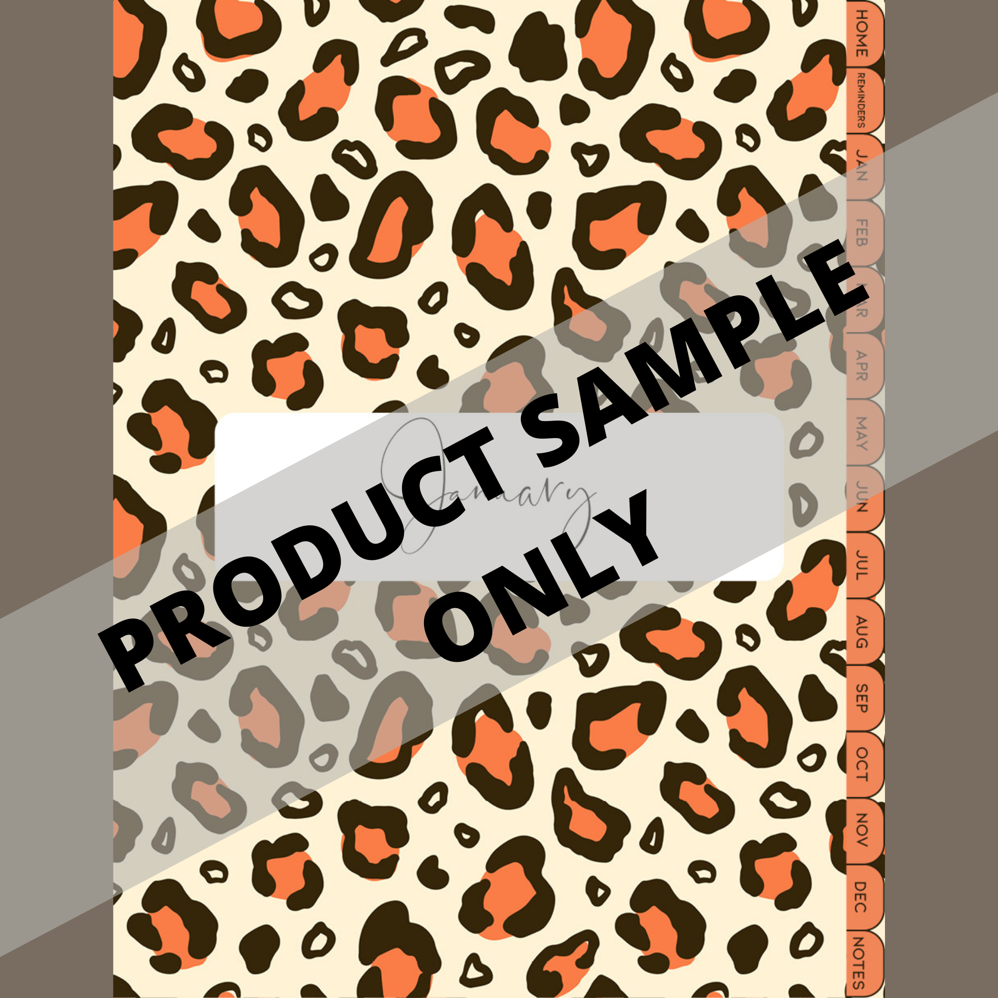 DIGITAL ANY YEAR DIARY (Jungle Designs Print 3)