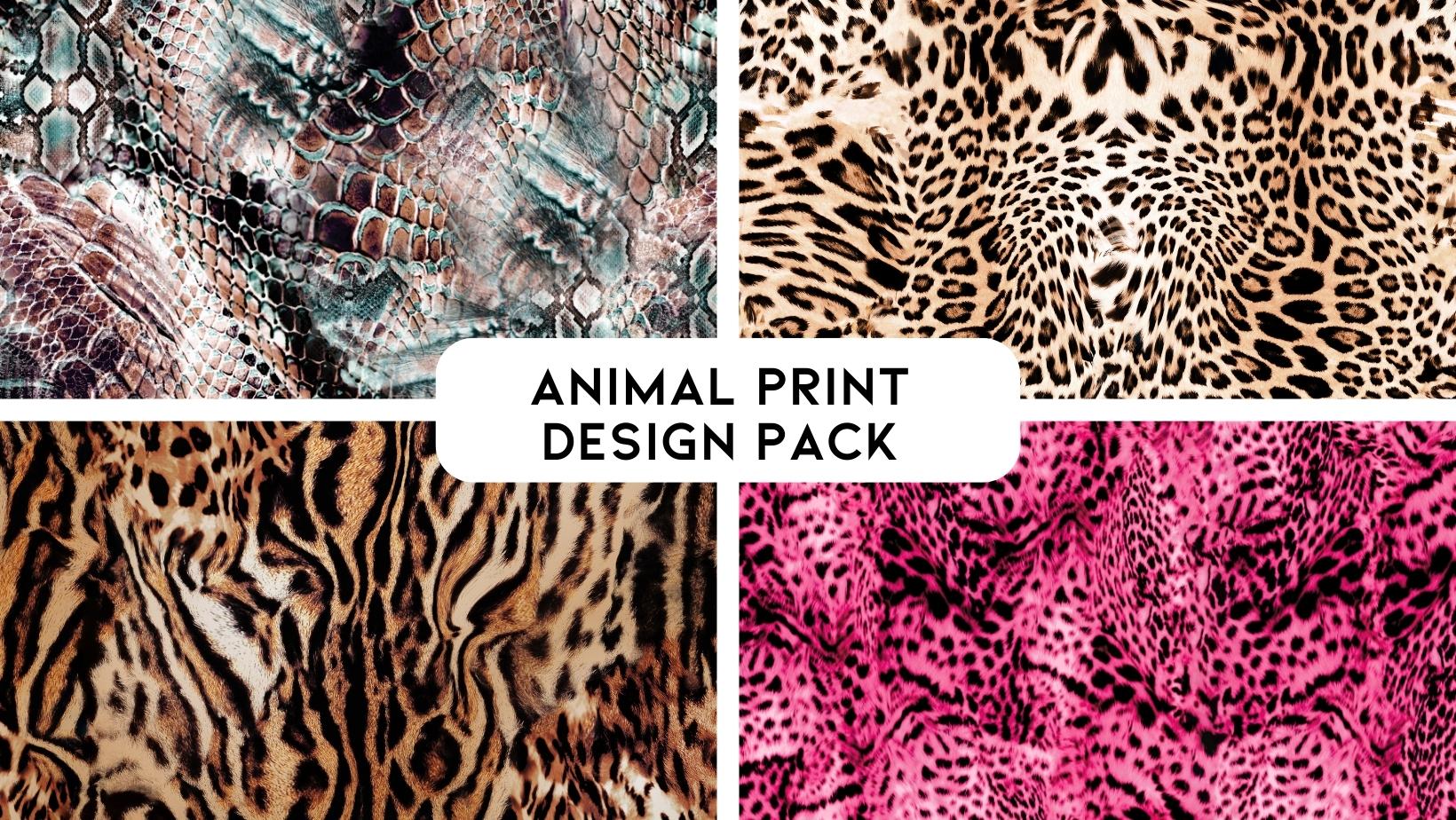 Digital Gratitude Journal - Animal Print - 4 Designs Included!