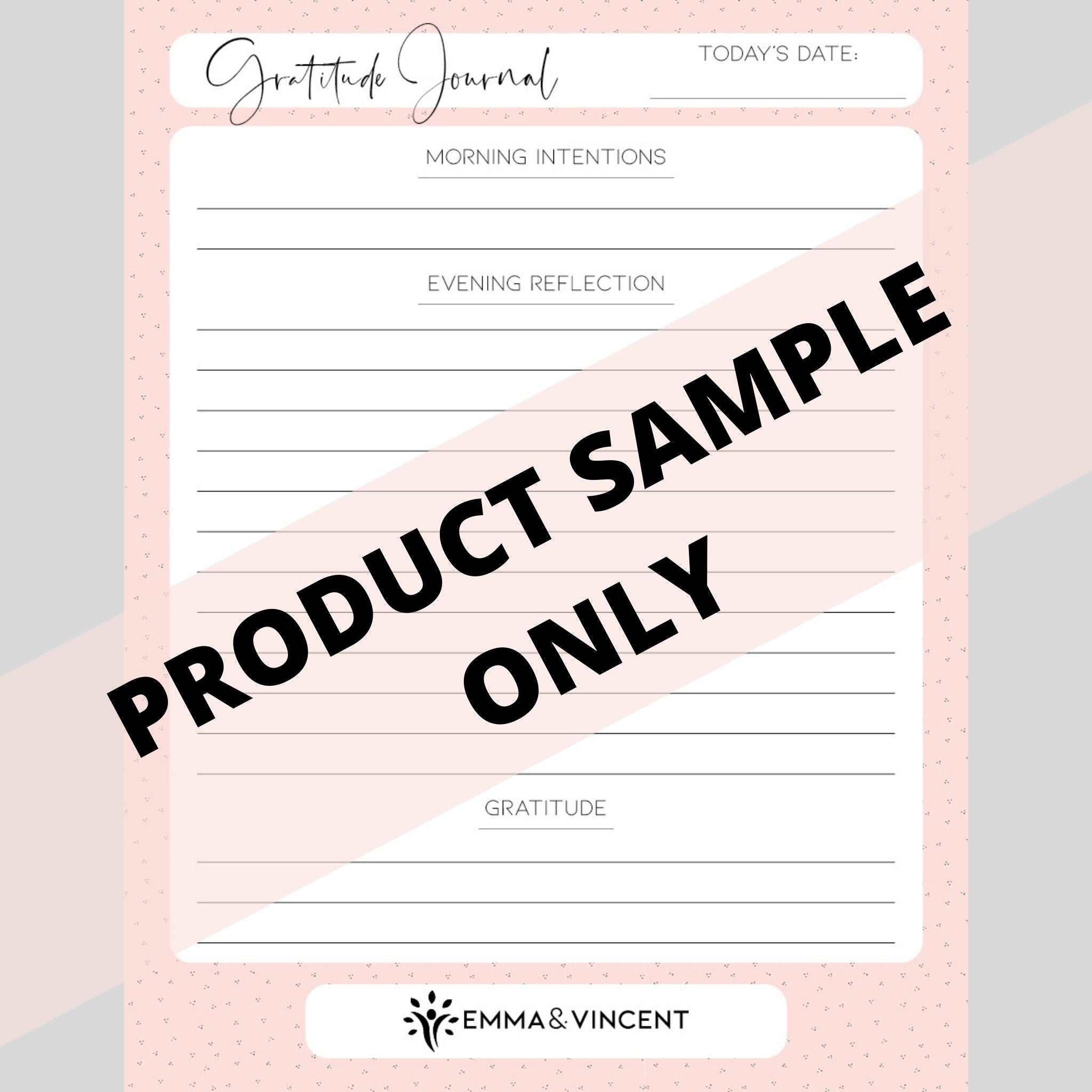 Digital Gratitude Journal - Pretty in Pink - 4 Designs Included!