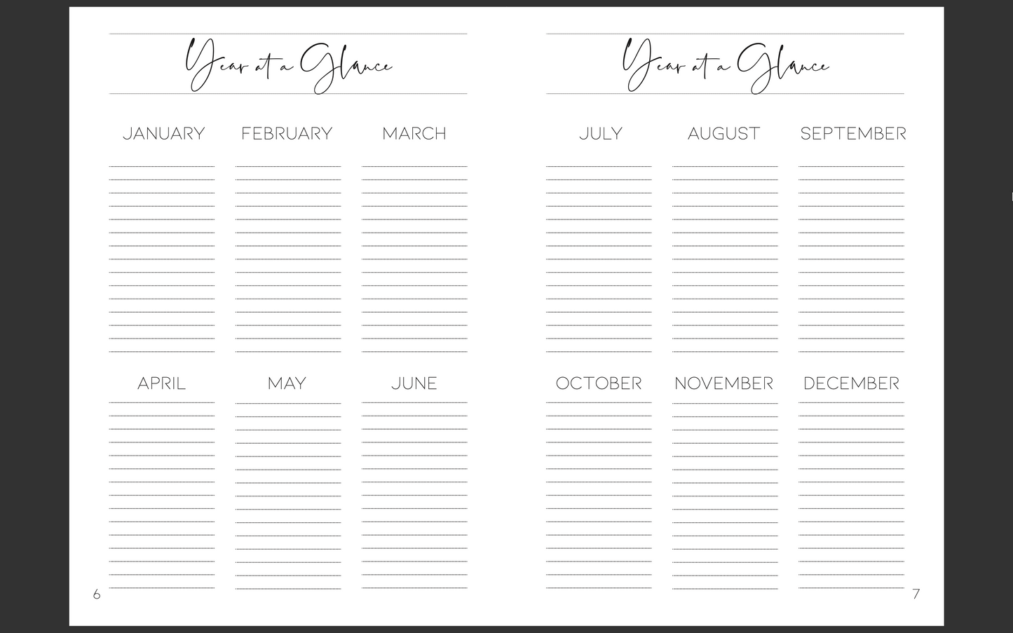 E&V x Kasey Rainbow Premium Teacher Planner