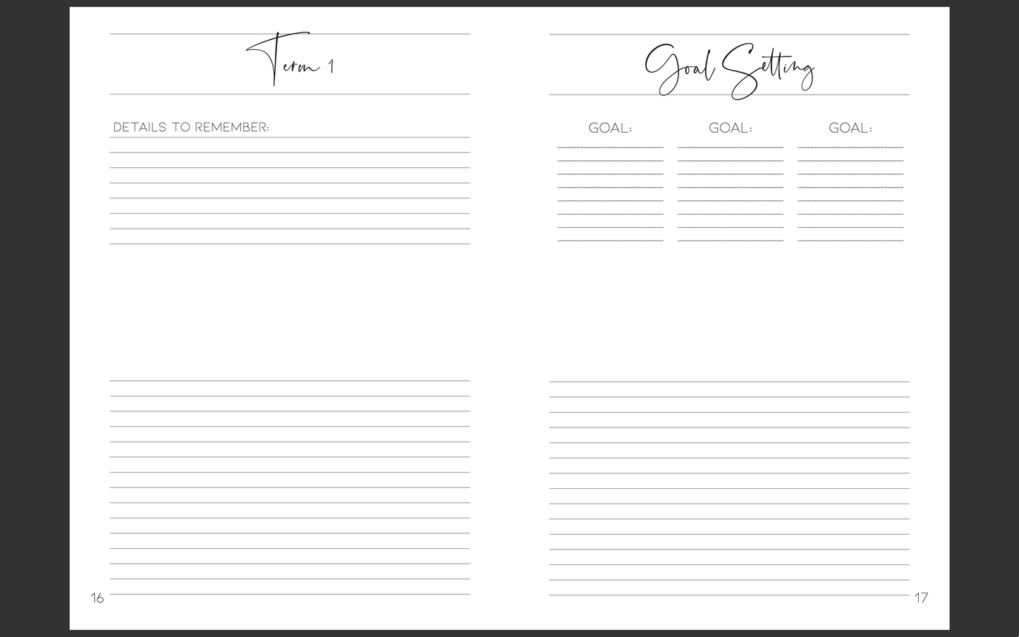 E&V x Kasey Rainbow Premium Teacher Planner