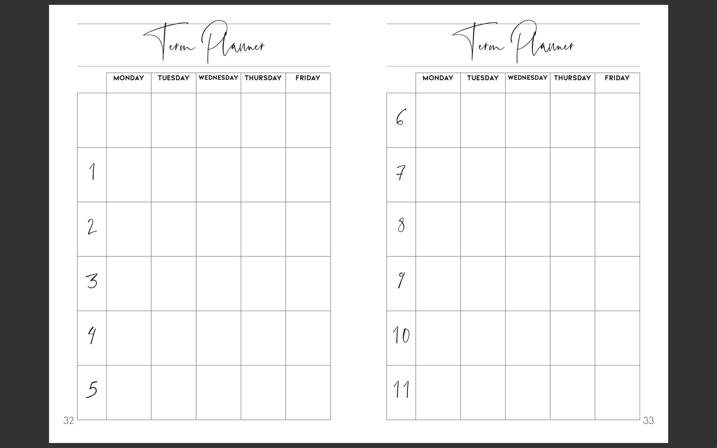 E&V x Kasey Rainbow Premium Teacher Planner