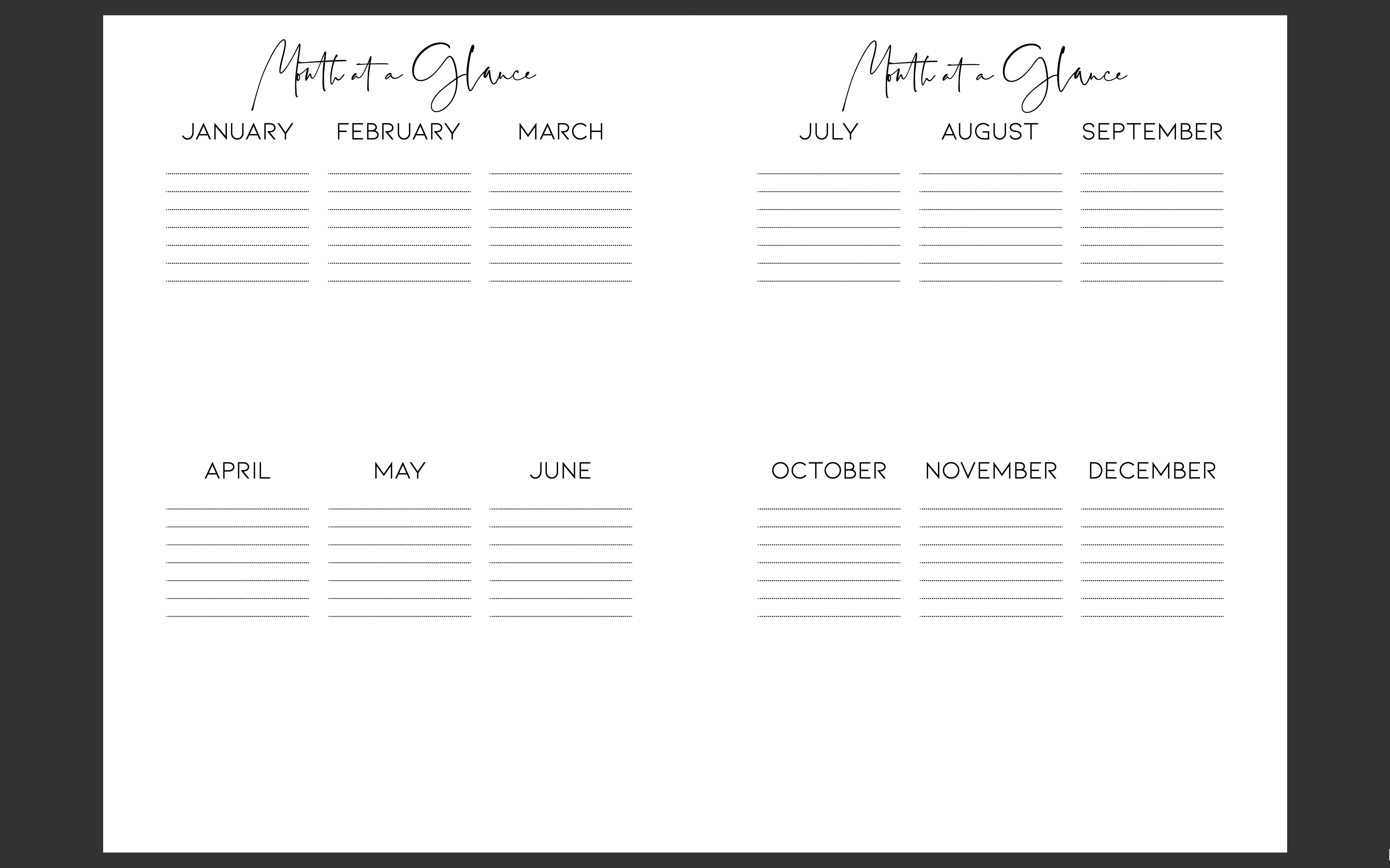 Premium A4 Action Planner